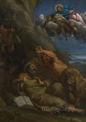 londongallery/annibale carracci - christ appearing to saint anthony abbot